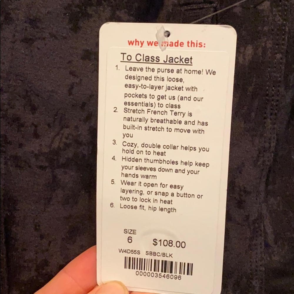 Lululemon To Class Jacket - Nwt - image 2